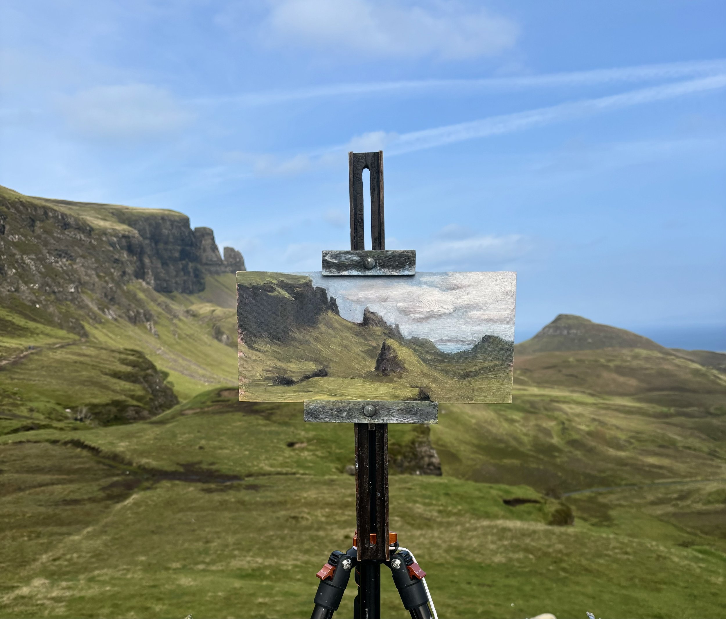 Pleinair Painting on the Isle of Skye