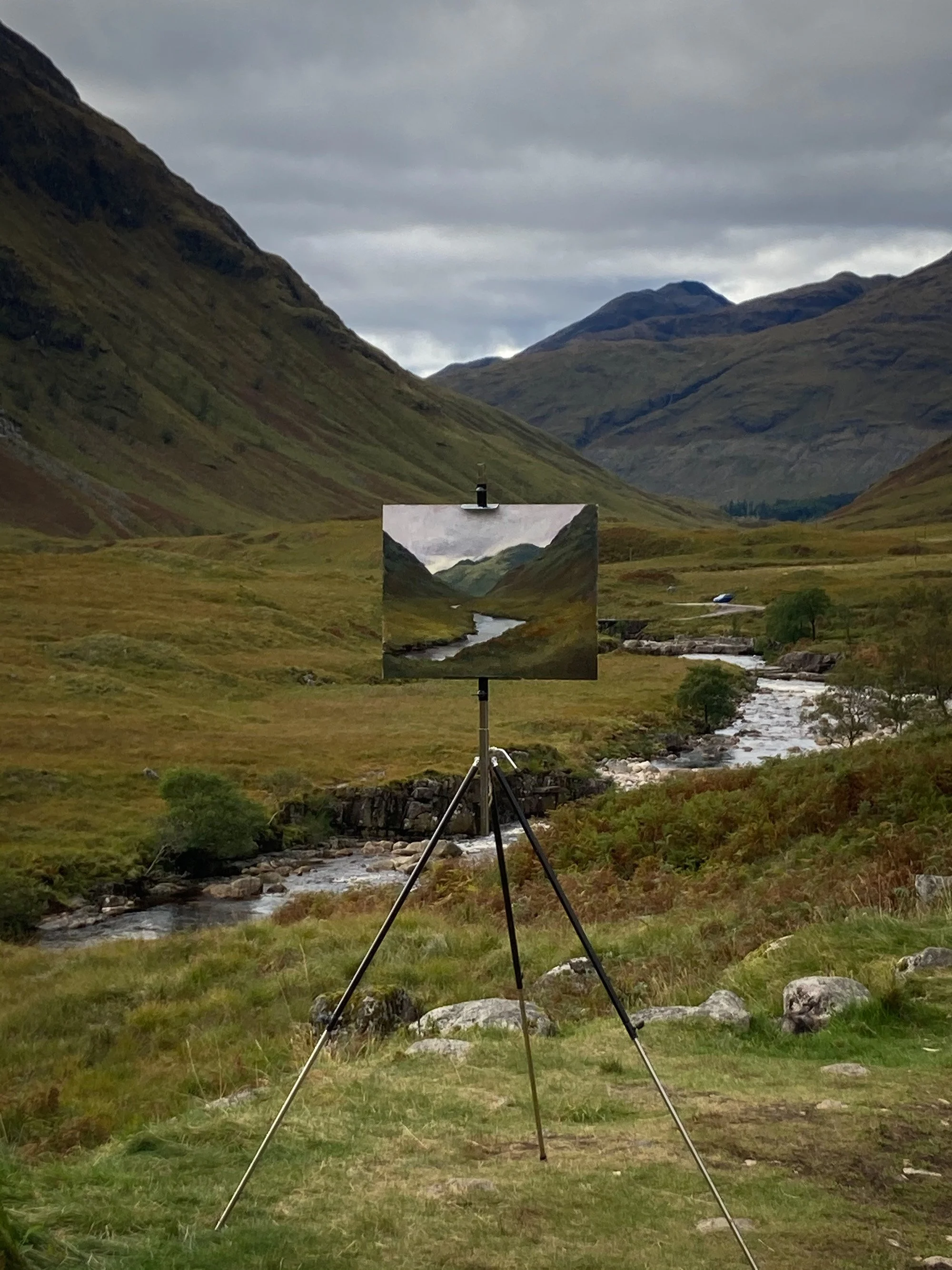  Please join us for   ‘Plein Air Painting in Fort William &amp; Glencoe’     with Lee Craigmile  
