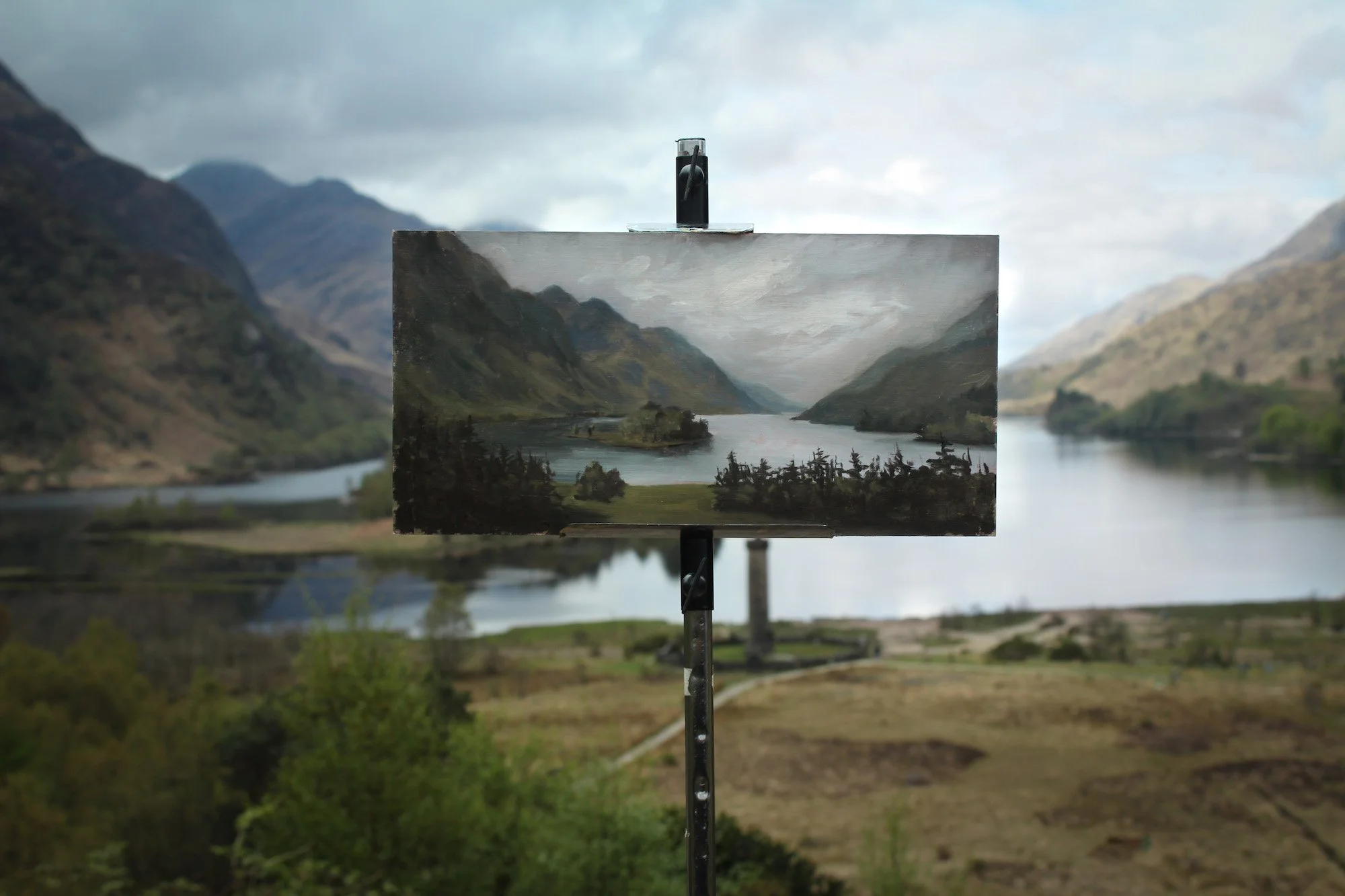 Please join us for   ‘Plein Air Painting in Fort William &amp; Glencoe’     with Lee Craigmile  