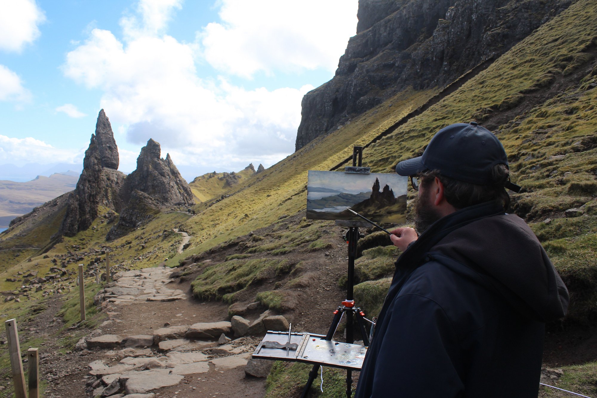  Please join us for   ‘Pleinair Painting on the Isle of Skye’    with Lee Craigmile   