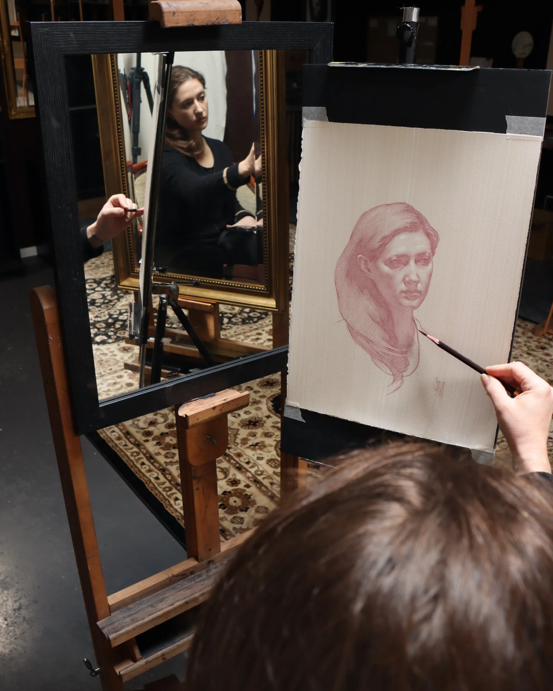  Please join us for   ‘Portrait Drawing in Mixed Media’     with Sarah Margaret Gibson  