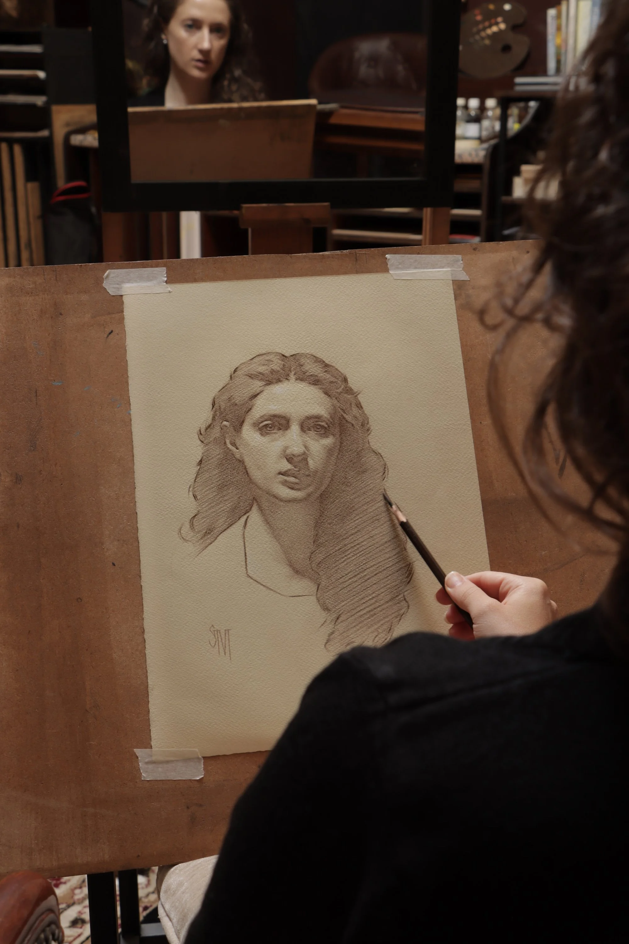  Please join us for   ‘Portrait Drawing in Mixed Media’     with Sarah Margaret Gibson  