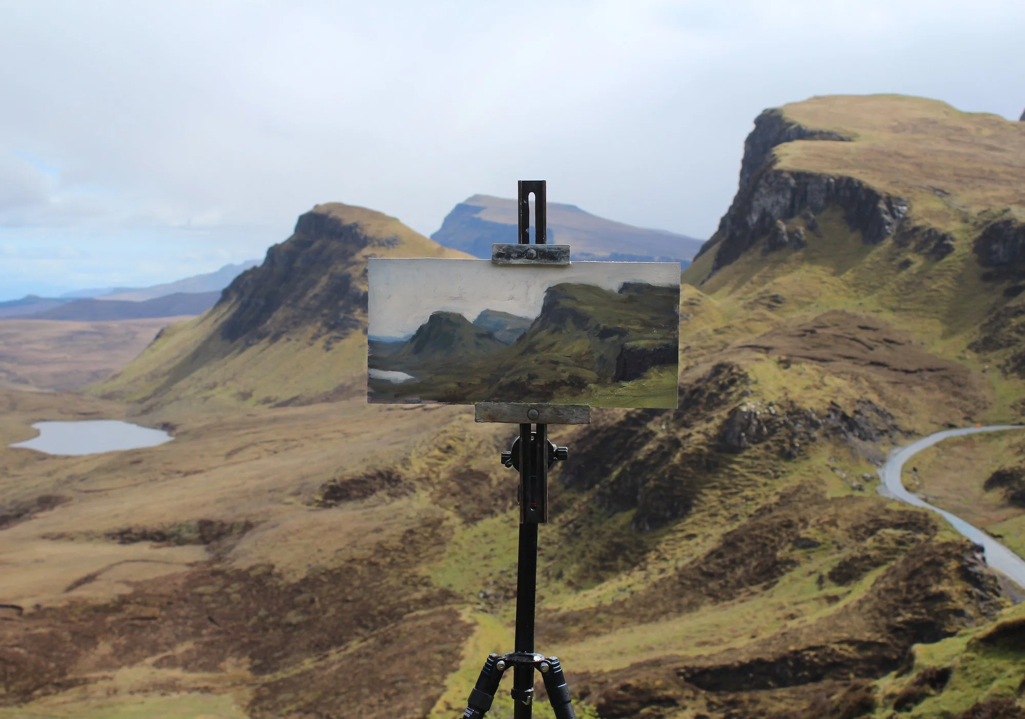 Pleinair Painting on the Isle of Skye