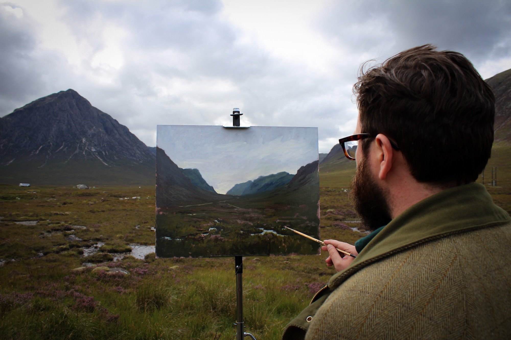 Plein Air Painting in Ft. William and Glencoe