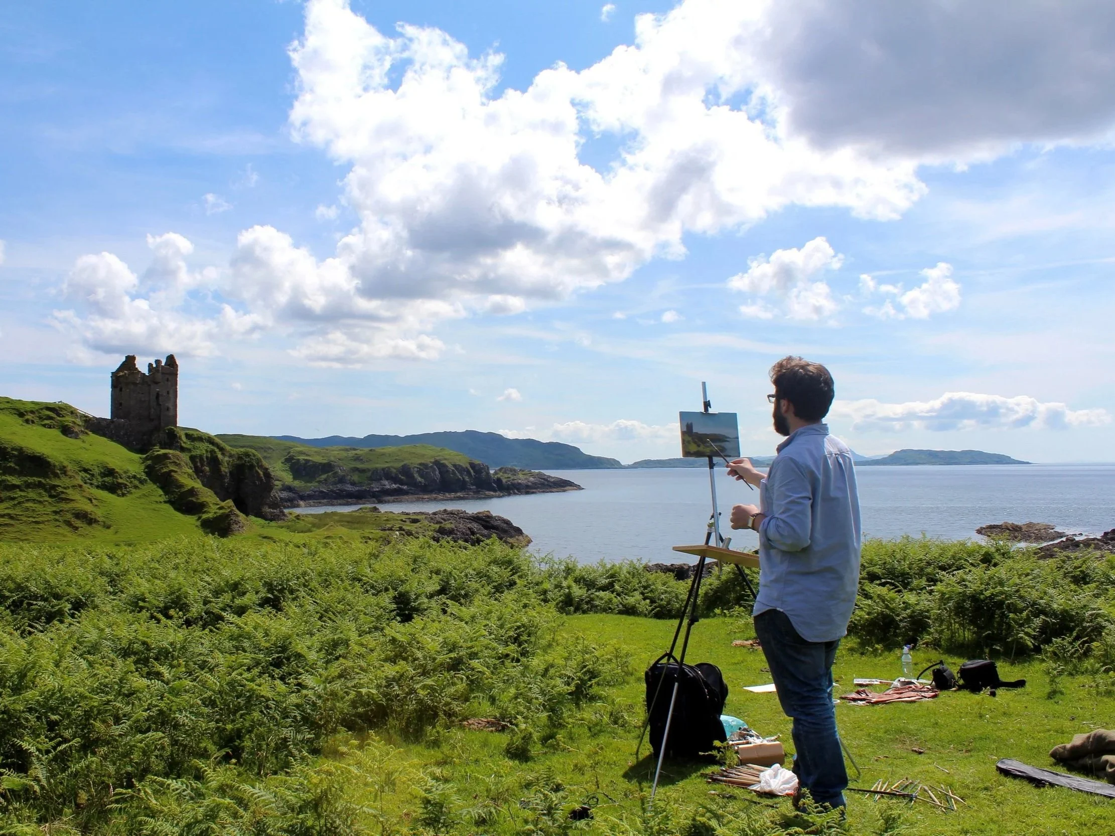  Please join us for   ‘Plein Air Painting in Oban and the Western Isles’    with Lee Craigmile  