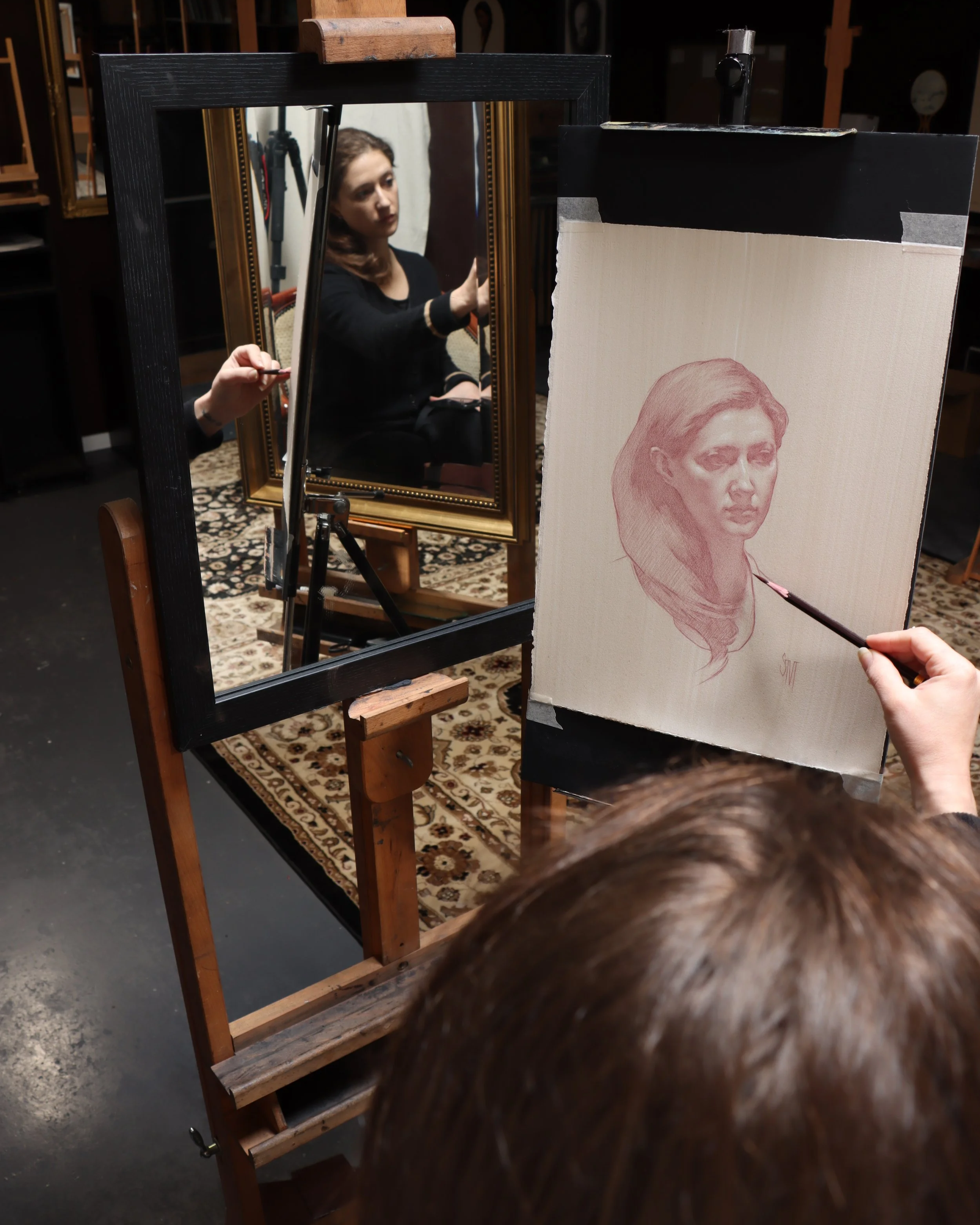  Please join us for   ‘Portrait Drawing in Mixed Media’     with Sarah Margaret Gibson  