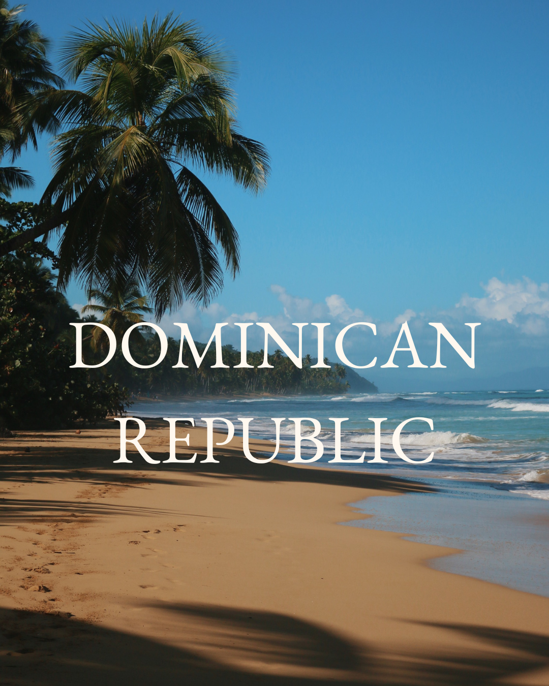 Paradise beach in Las terrenas Republica dominicana