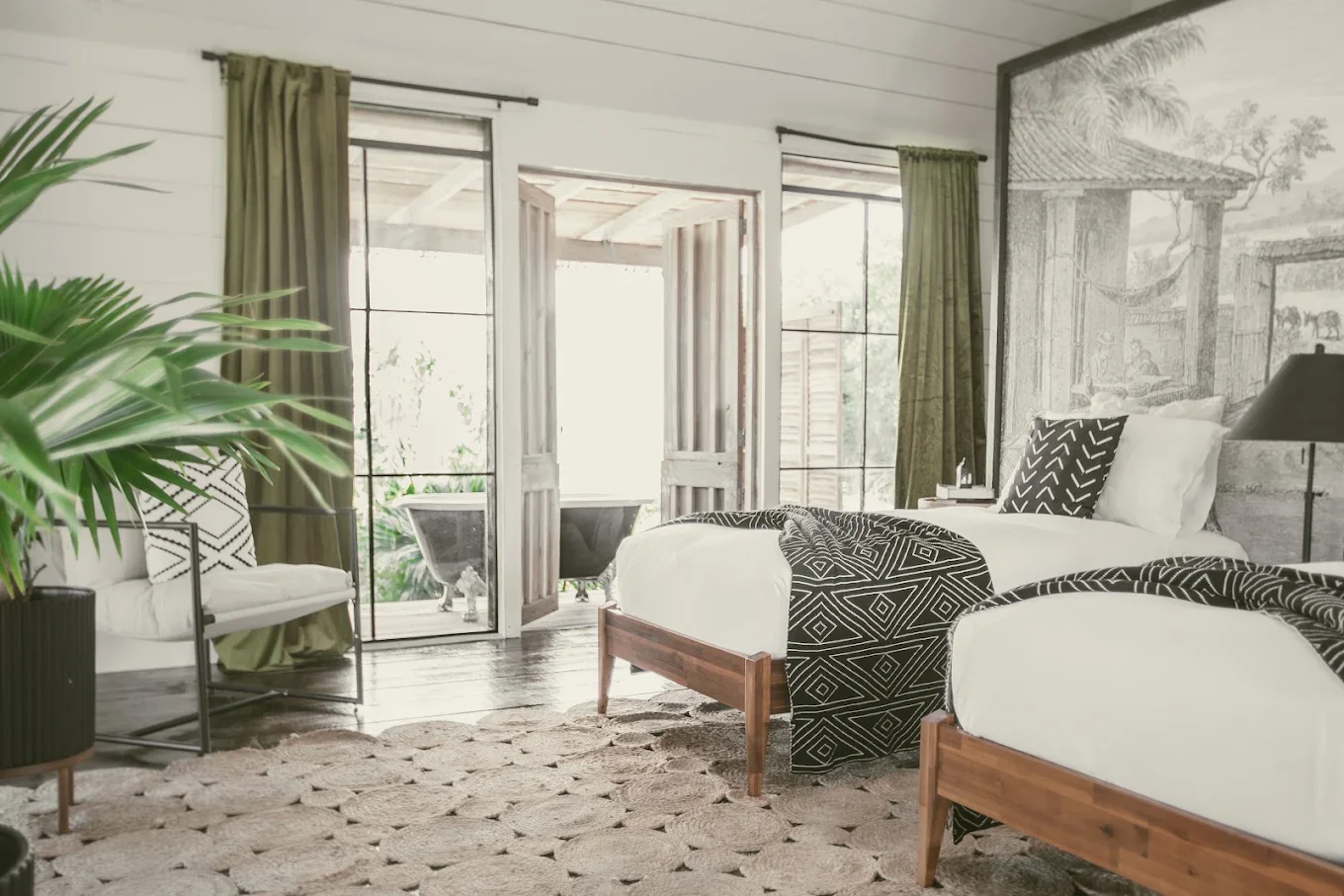 The farm- twin bedroom