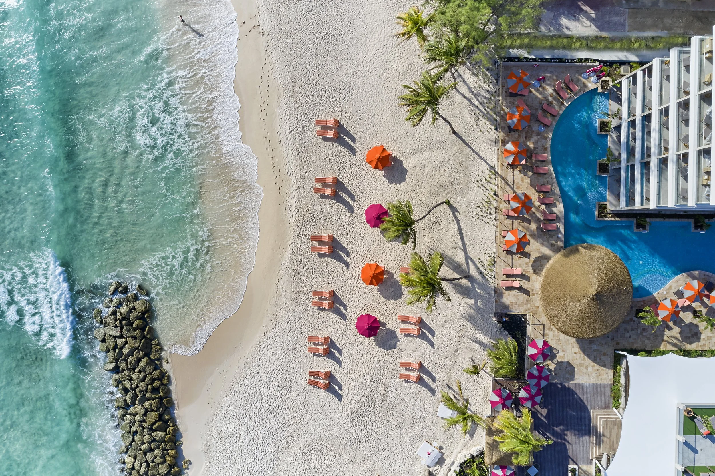 O2 BArbados beach