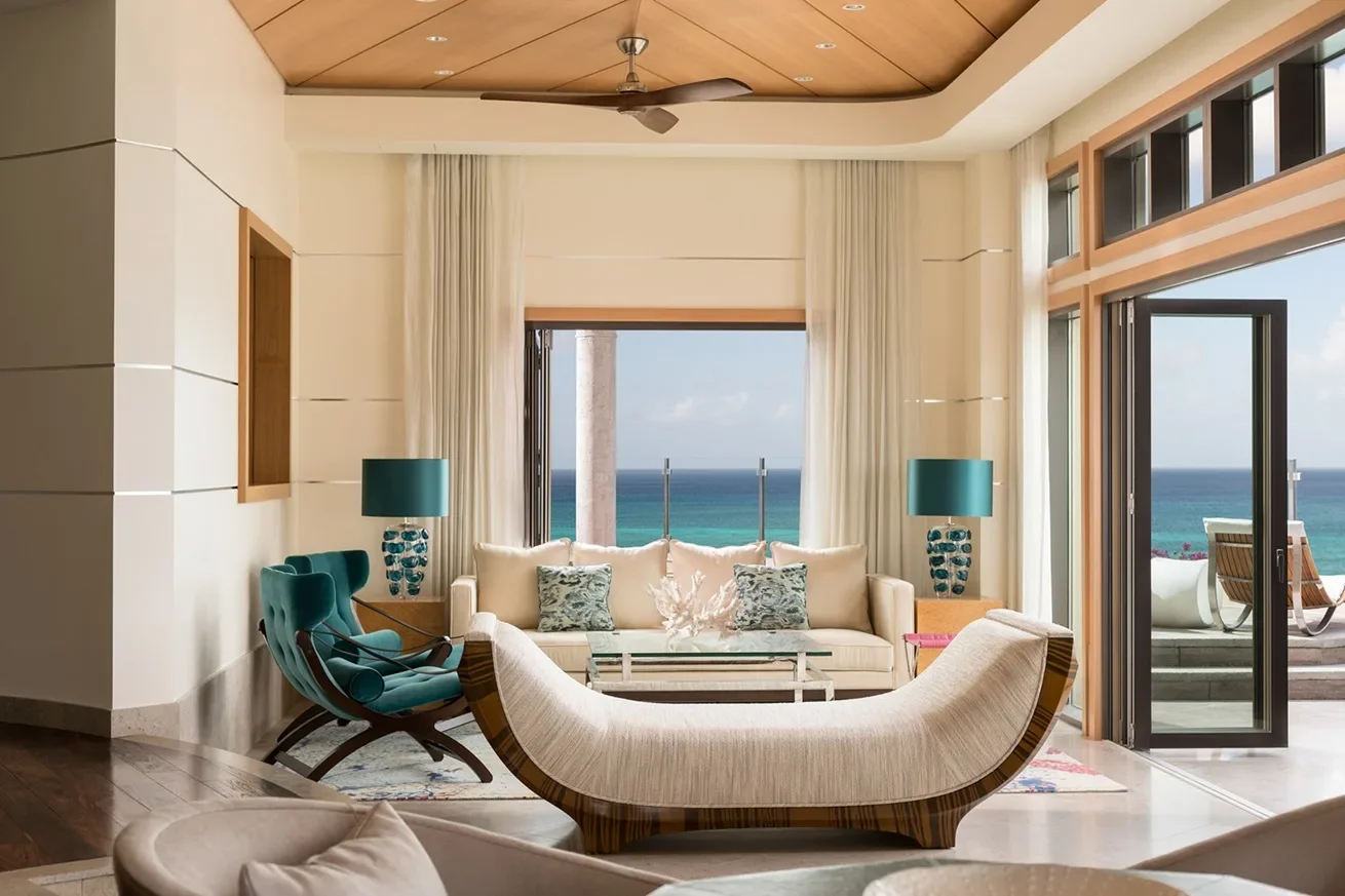 Ritz Carlton Grand Cayman lobby