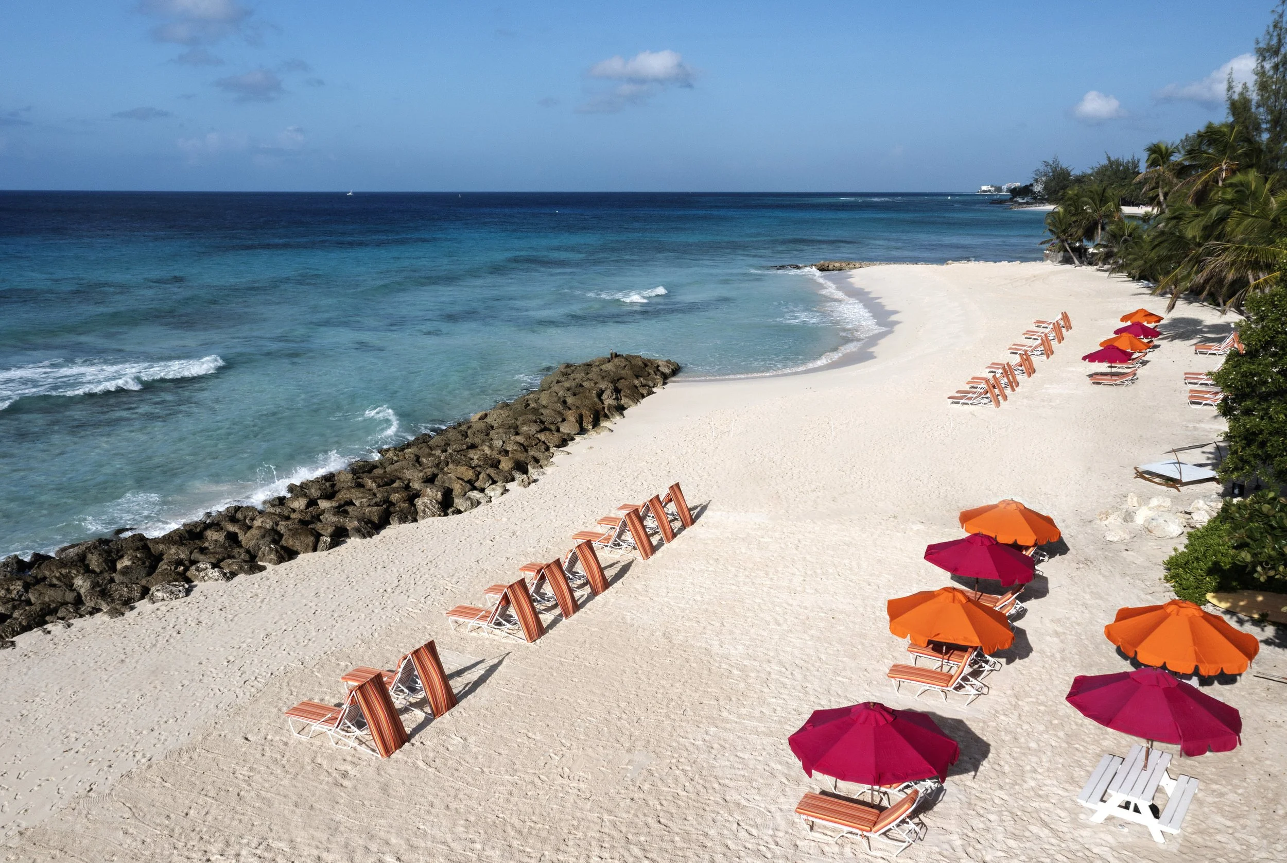 O2 Barbados beach