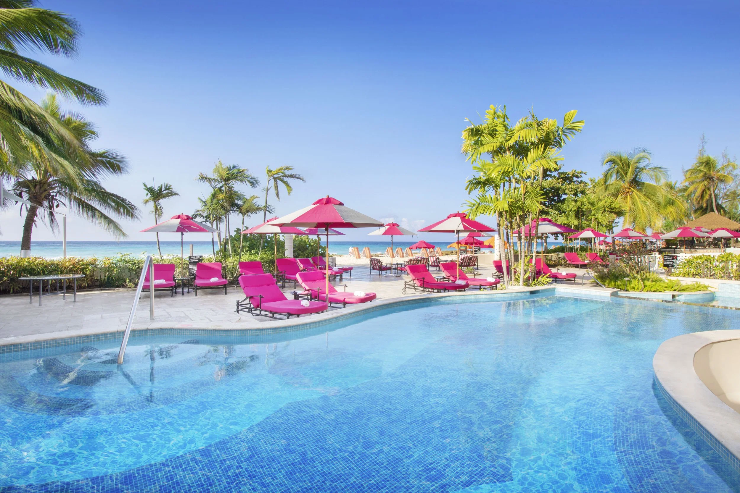 O2 Barbados pool