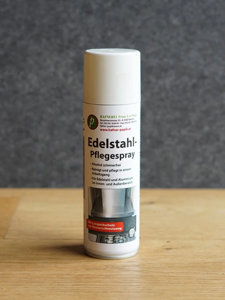 Edelstahl-Pflegespray