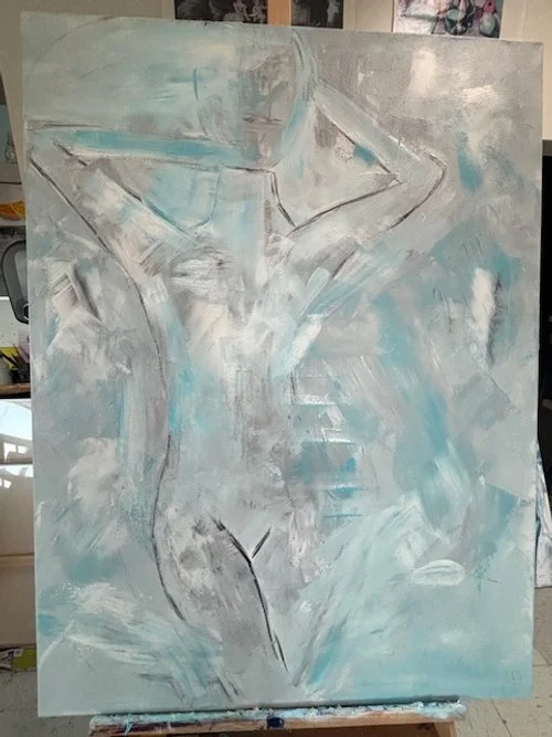 30X40 acrylic figure $1500