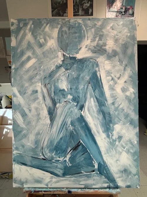30X40 acrylic figure $1500