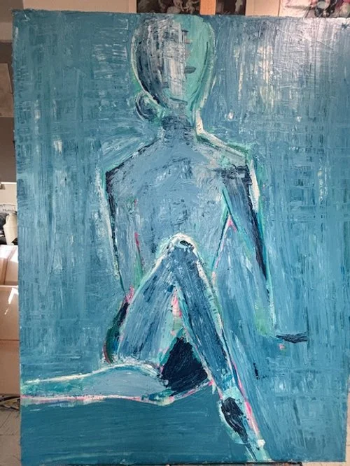 30X40 acrylic figure $1500