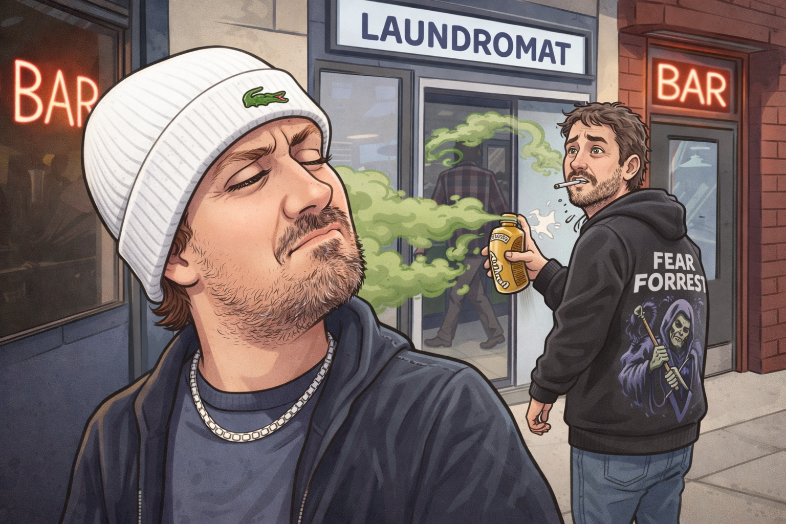 DO PEOPLE KNOW THEY SMELL LIKE THEY GOT TEABAGGED BY A SKUNK ALL NIGHT?