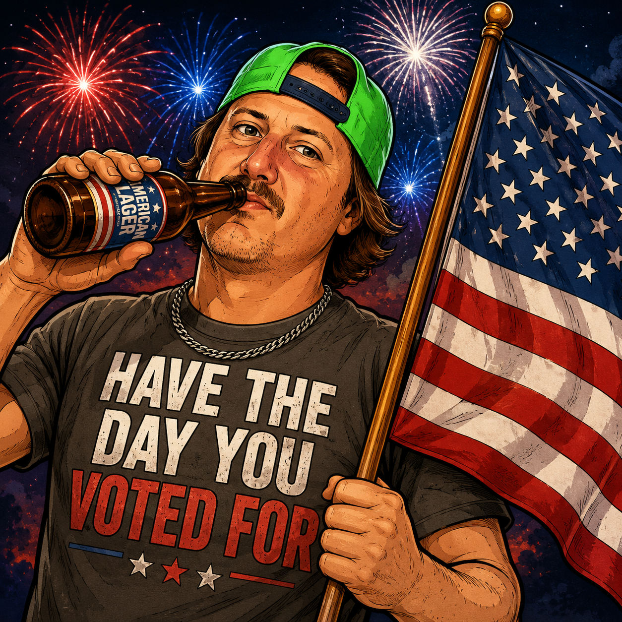 PATRIOTISM DOESN'T COME WITH A POLITICAL PARTY