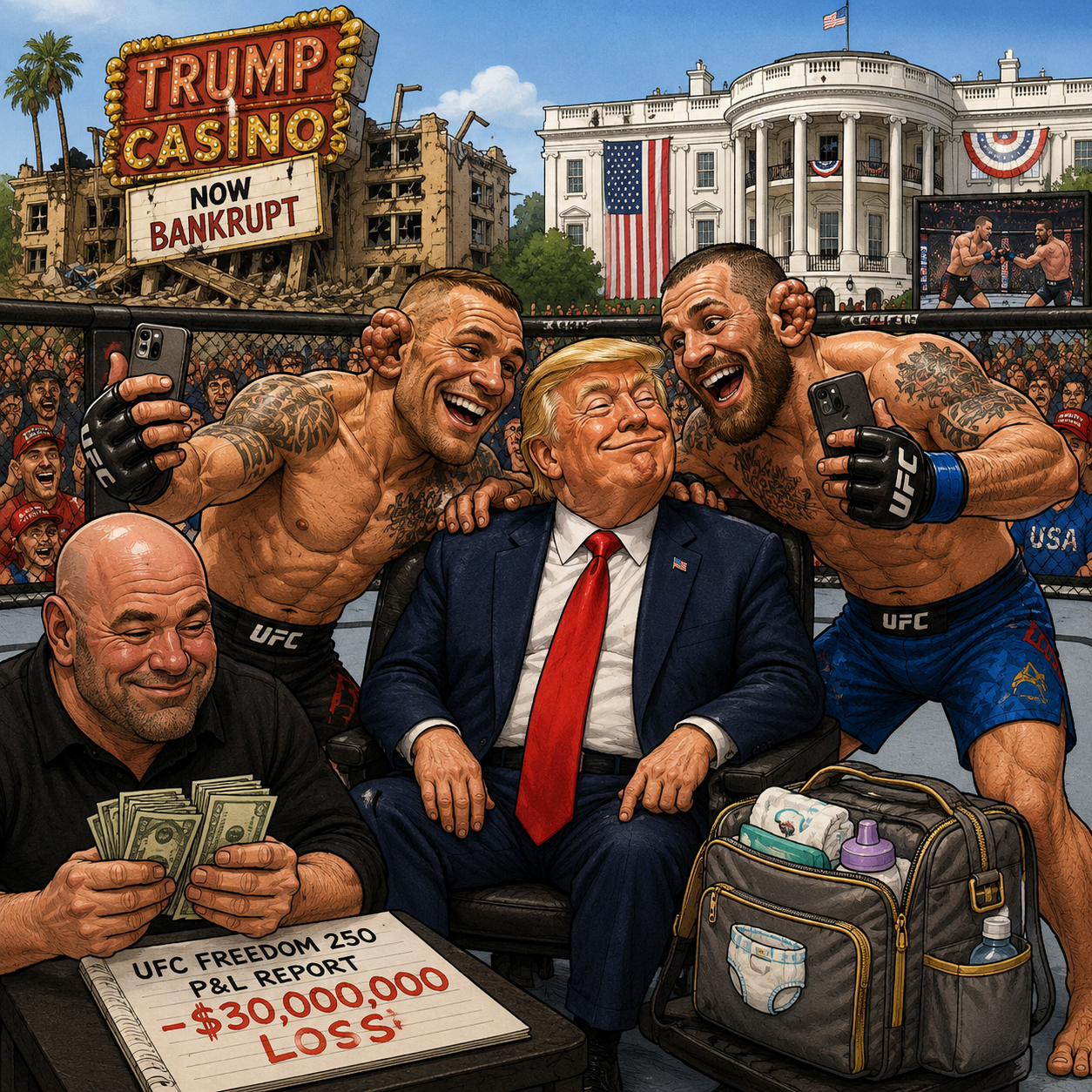 WHEN DID THE FIGHT GAME BECOME SO MAGA?