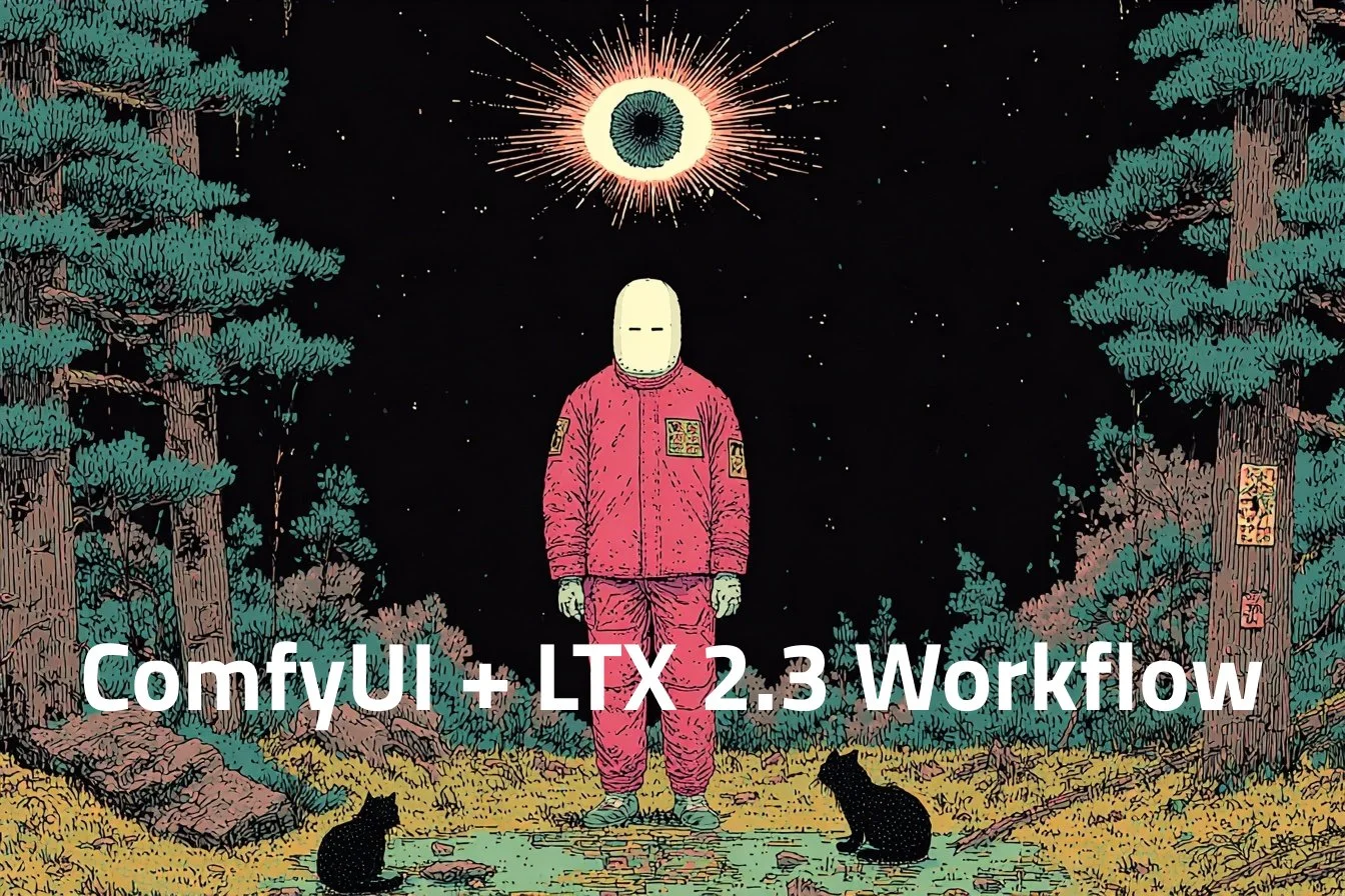 Light Being Forest Reveal — ComfyUI + LTX Video 2.3 — local workflow notes