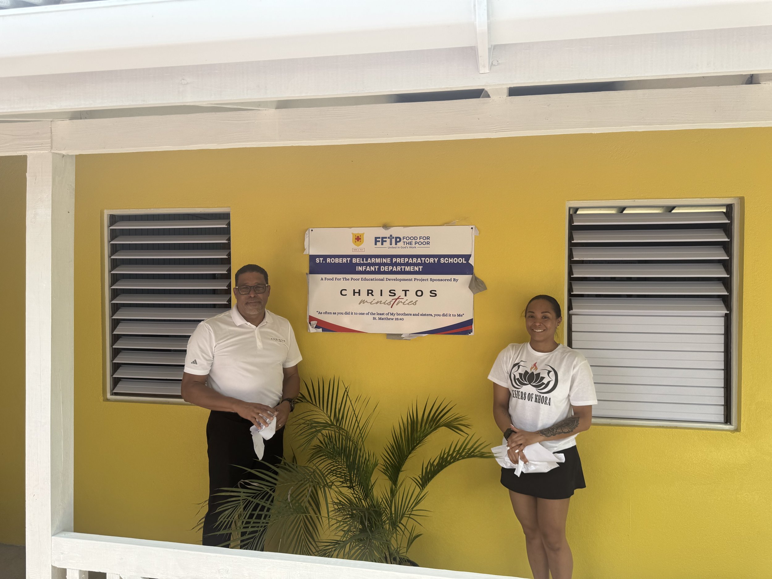 School Dedication with Cristos Ministries in Jamaica