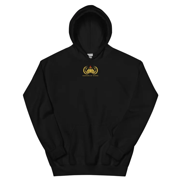 Keepers of Khora Signature Hoodie — Gold Edition, Black