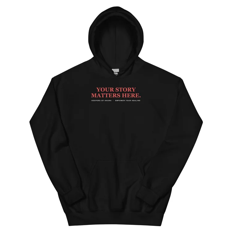 Keepers of Khora Crest Hoodie, Red crest