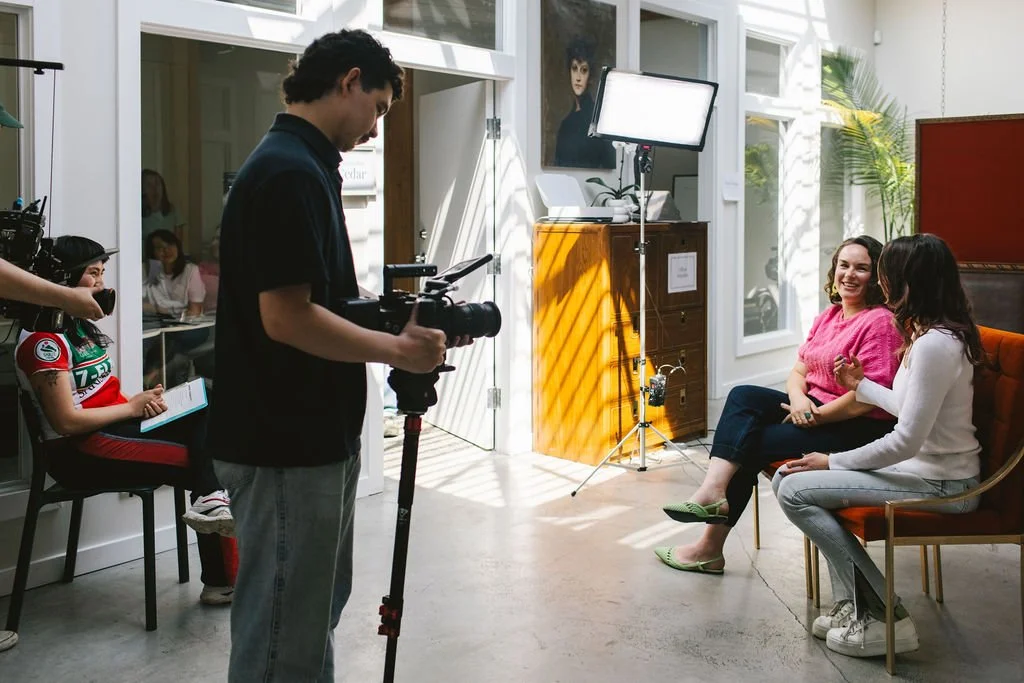 Filming at Railtown Pursuits