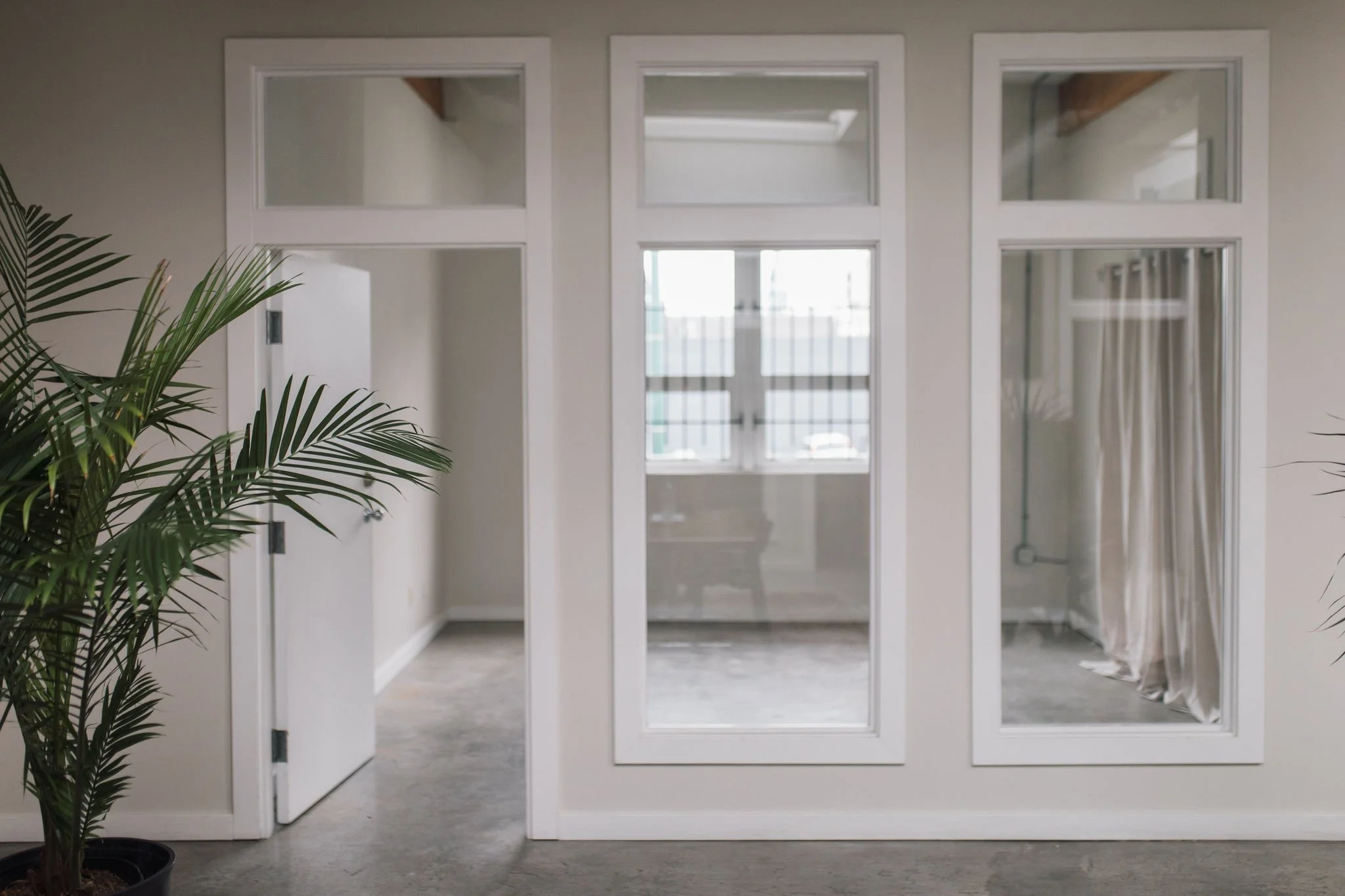 A bright and sunny photo, videography, and podcast studio for rent in vancouver with lots of natural light.