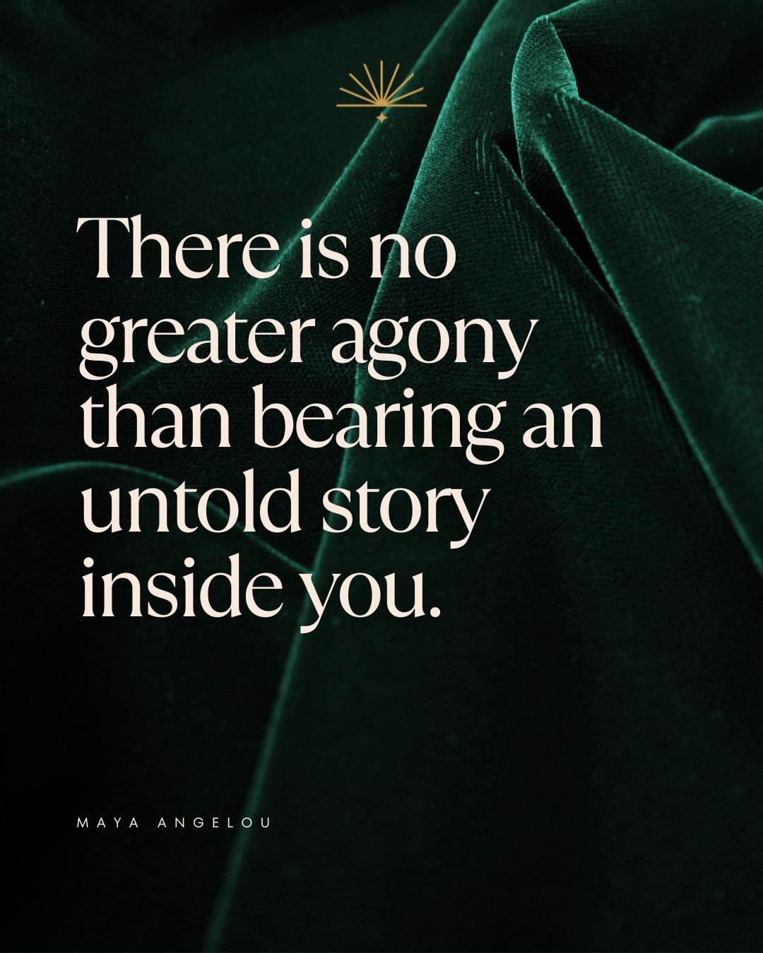 And while there&rsquo;s no greater agony than holding it in, there is no greater joy than sharing it in community&mdash;with women who see you, celebrate you, and rise with you. 💛

If your heart is carrying a story&mdash;of survival, of resilience, 