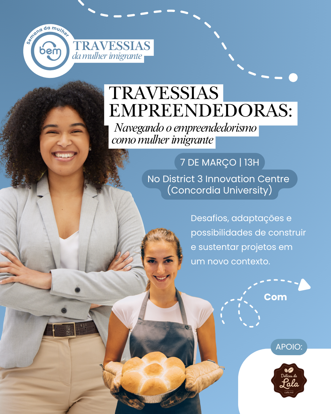 Travessias Empreendedoras: Navegando o empreendedorismo como mulher imigrante