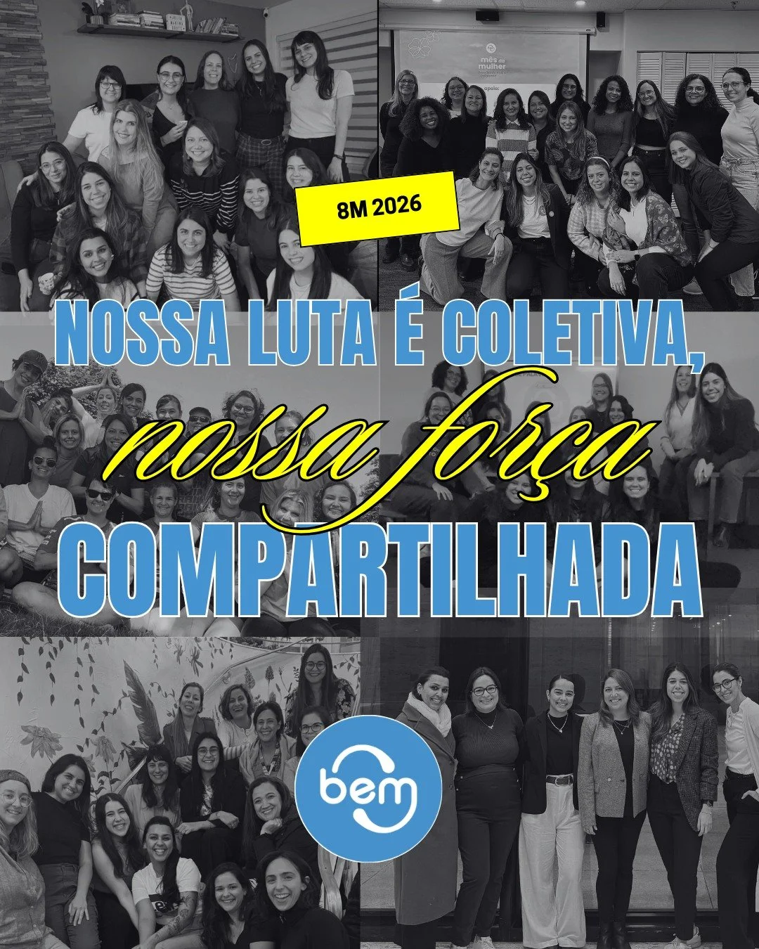 Neste Dia Internacional da Mulher #8M , celebramos todas as mulheres que fazem parte da nossa comunidade: aquelas que chegaram recentemente, as que j&aacute; constru&iacute;ram suas hist&oacute;rias aqui, e todas que, de alguma forma, fortalecem umas