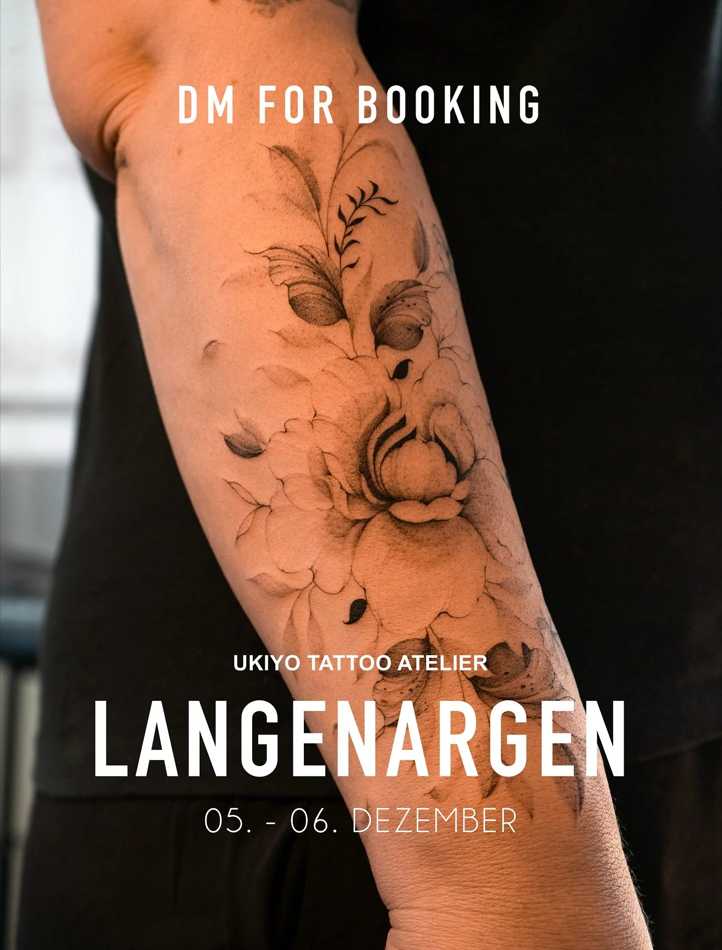 Exciting news!✨ 

I&rsquo;ll be guesting at @ukiyo.tattoo.atelier on December 5&ndash;6. 

If you&rsquo;d love to get a unique piece done by me, feel free to send me a direct message to book your spot. Can&rsquo;t wait to create something special wit