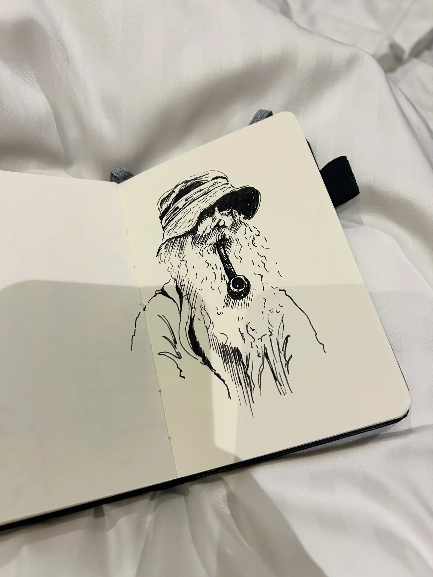 I did this little sketch in our hotel room in Cyprus. I felt incredibly inspired the entire time we were there , something about the light, the atmosphere, and the slow pace of the island just made my creativity flow nonstop. I could hardly put my pe