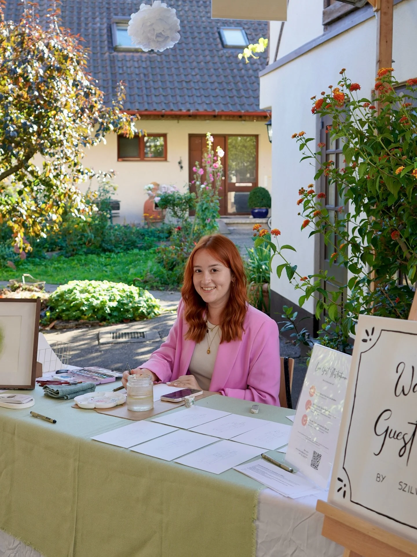 I had the honor of being part of a truly special day - the wedding of my wonderful hair fairy. 💫 

The location was absolutely dreamy, the couple even more so, and the weather couldn&rsquo;t have been more perfect. As a small gift, I created little 