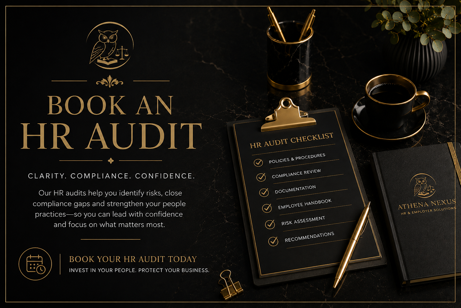 HR Audit...

Strengthen compliance, reduce risk and identify opportunities for improvement.