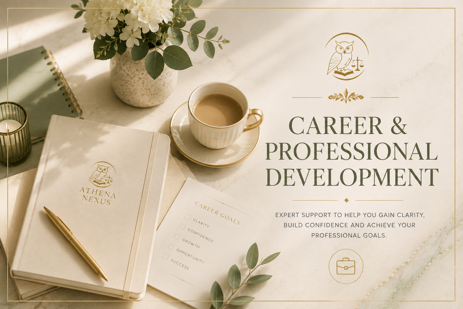 Career & Professional Development...

Build confidence, develop your career and achieve your professional goals with expert guidance and practical support.