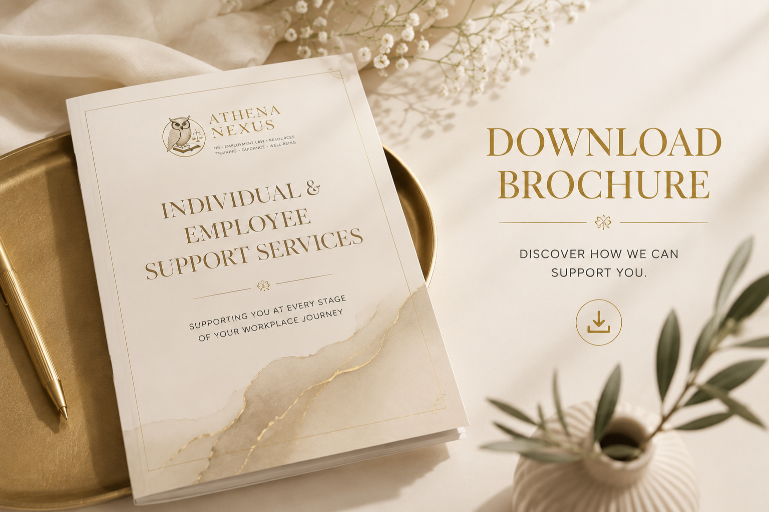 Download the Brochure...

Discover how Athena Nexus can support your workplace journey with confidential guidance, practical advice and personalised support.