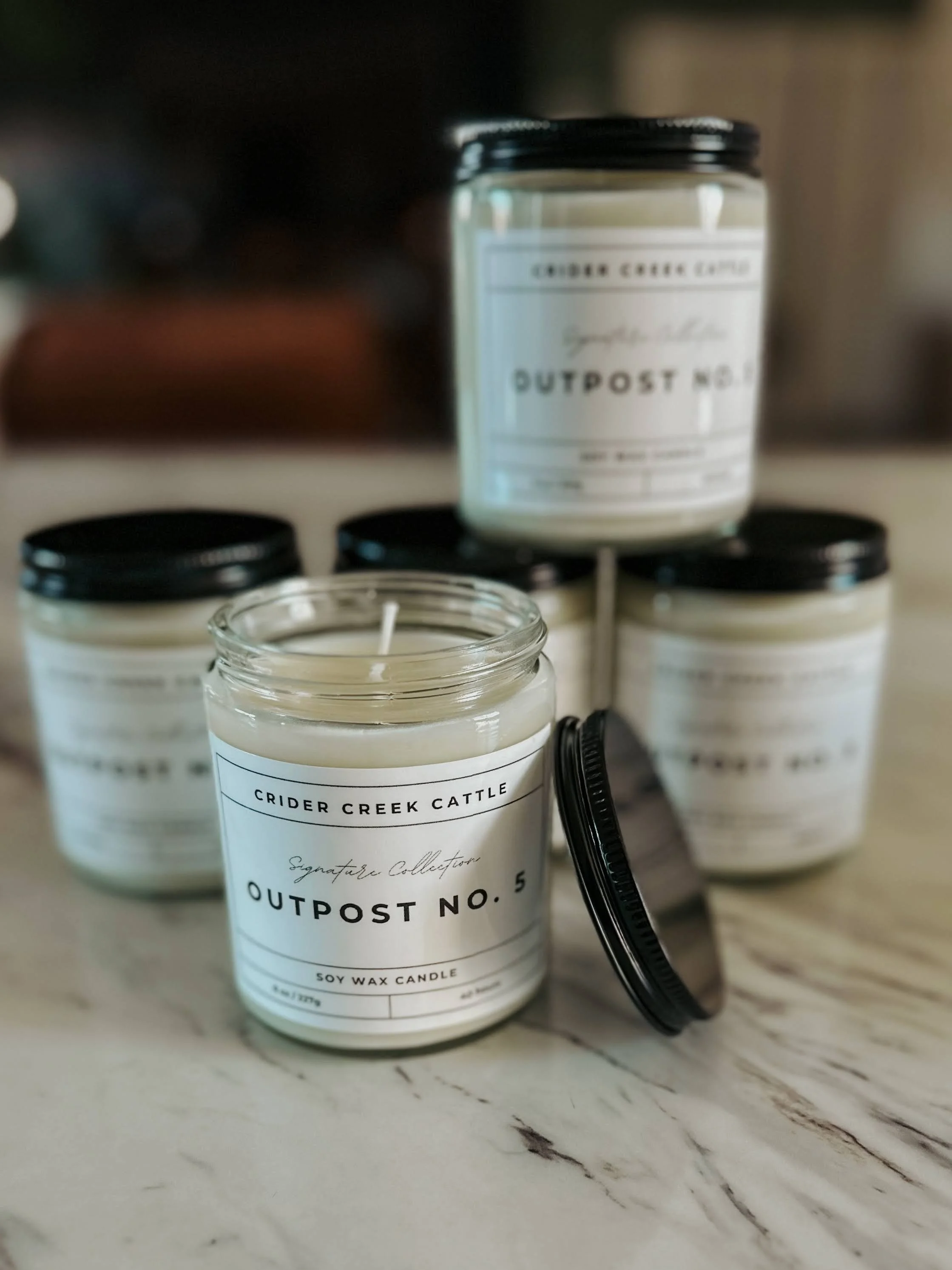 Out Post No. 5 - Hand poured soy candle