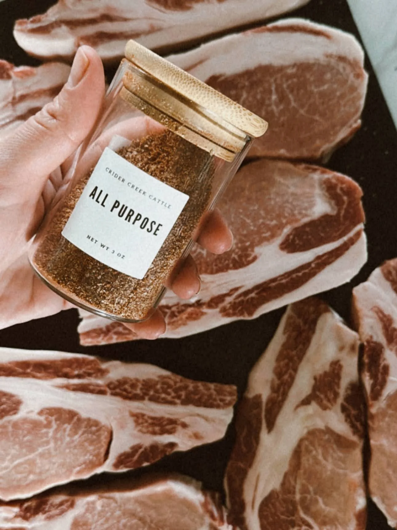 Pork Chops with All purpose seasoning, Crider Creek Cattle Ranch