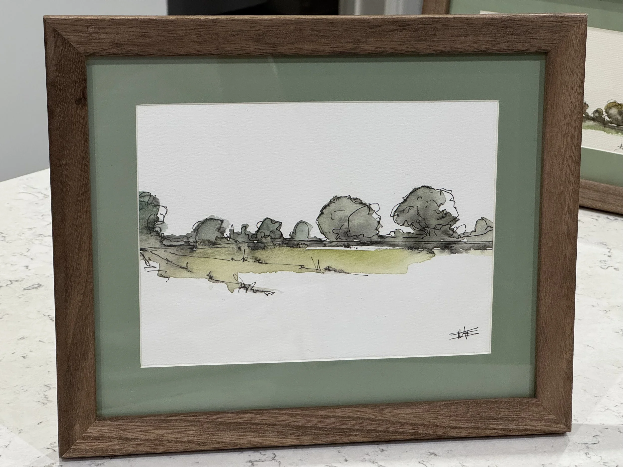 Edge of the Field - ORIGINAL - FRAMED