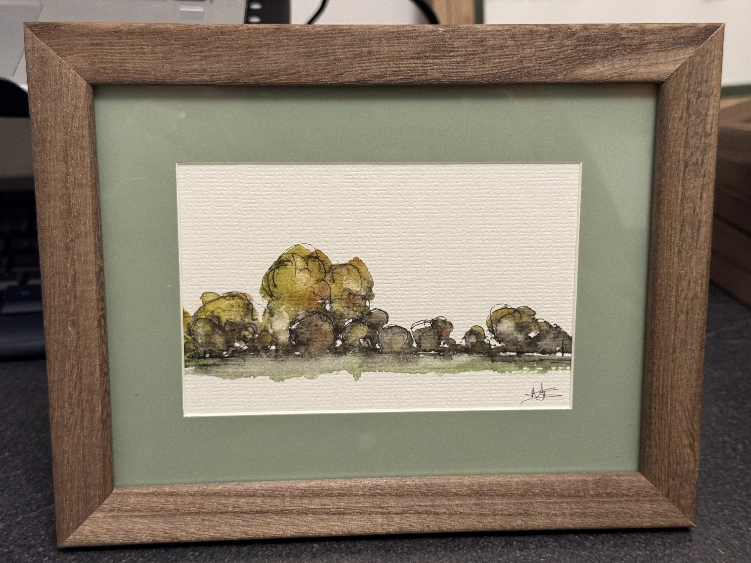 Turning Season - ORIGINAL - FRAMED