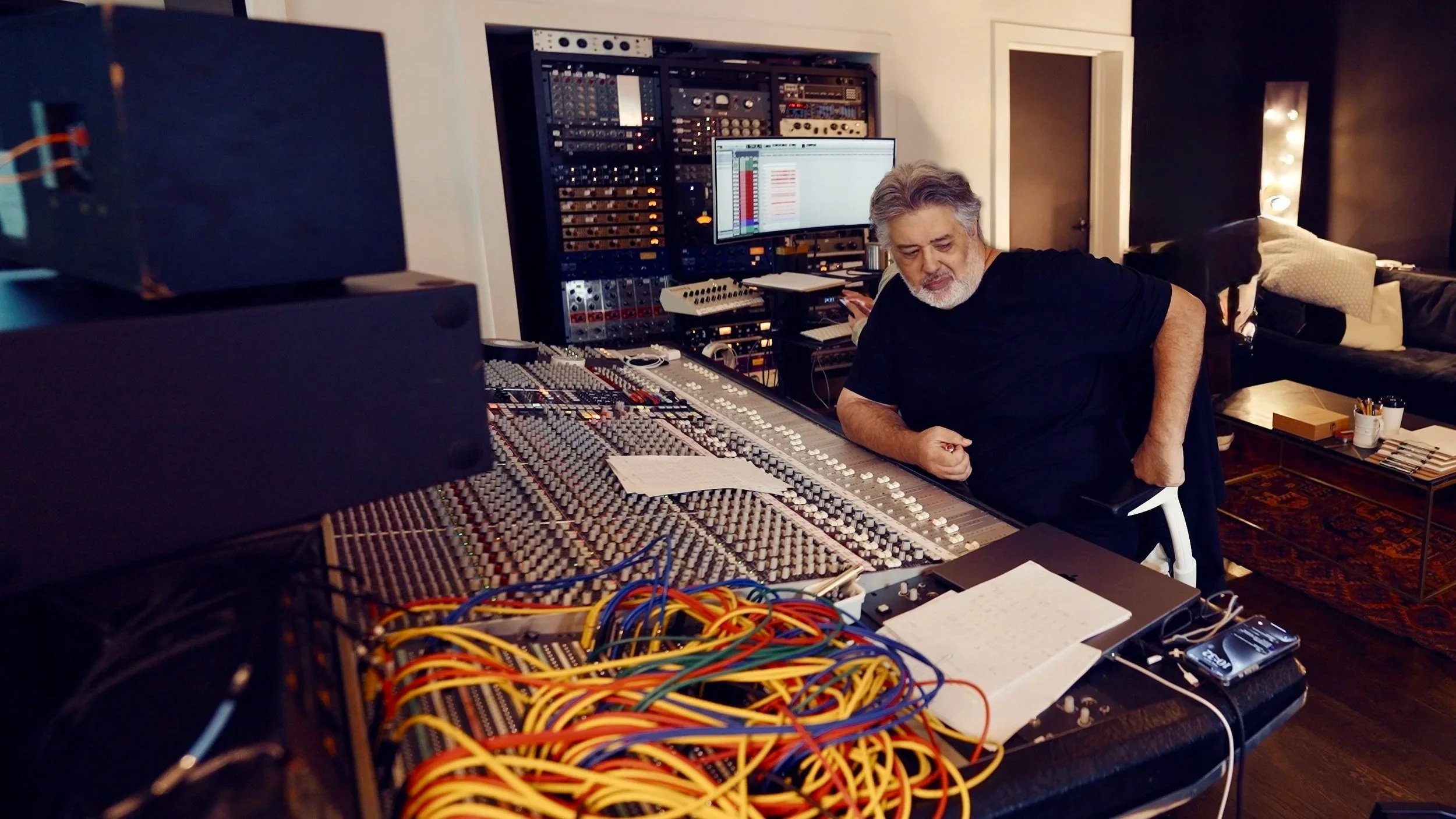 Art Ward producing a recording session at Century Music Group in a professional Nashville recording studio.