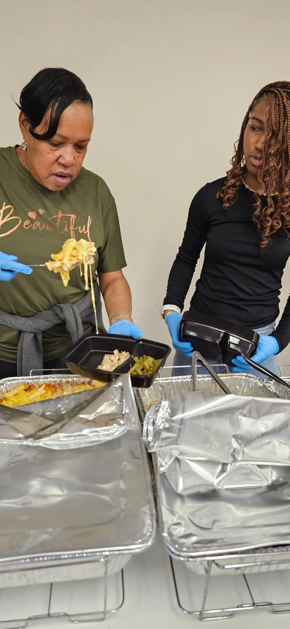 Meals distribution support at Jenna's iFeed