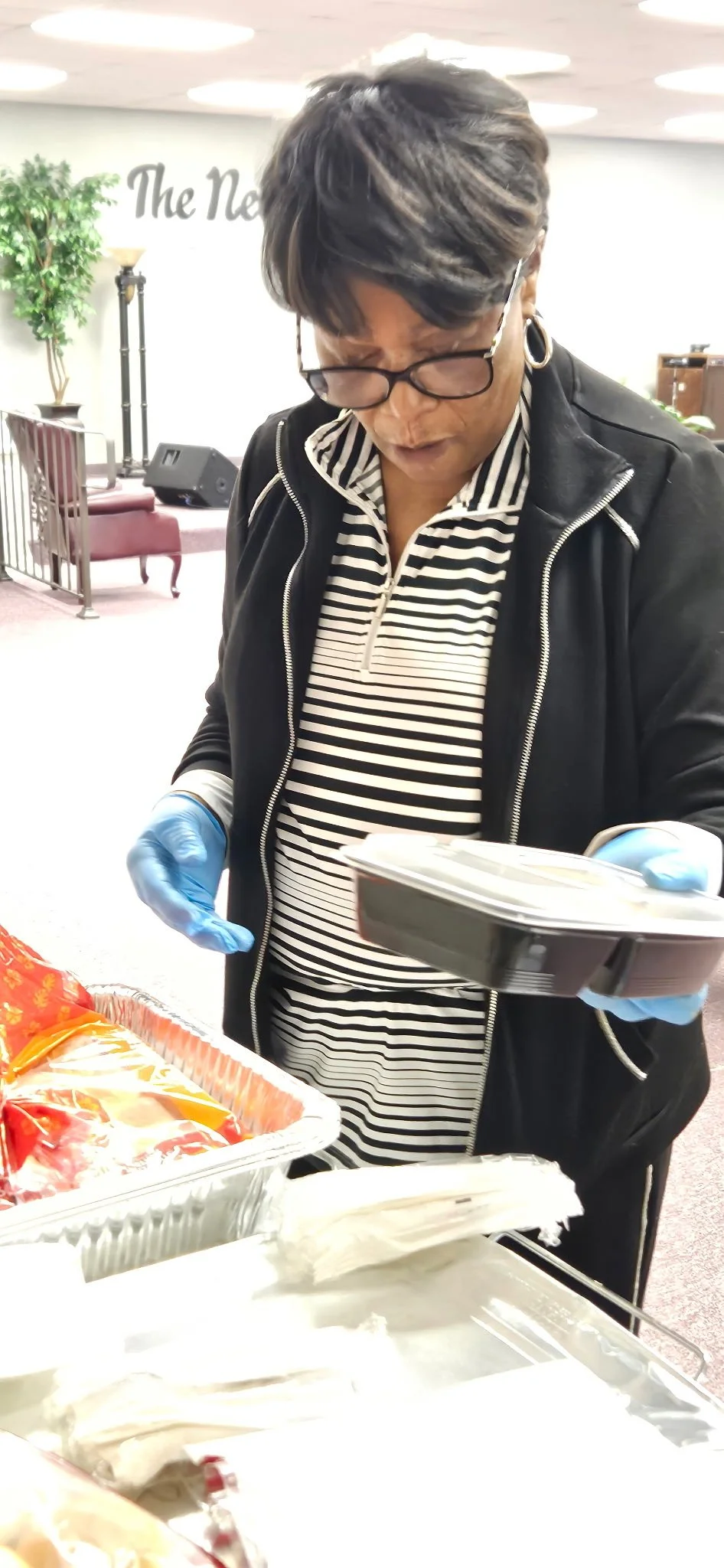 Meals distribution support at Jenna's iFeed