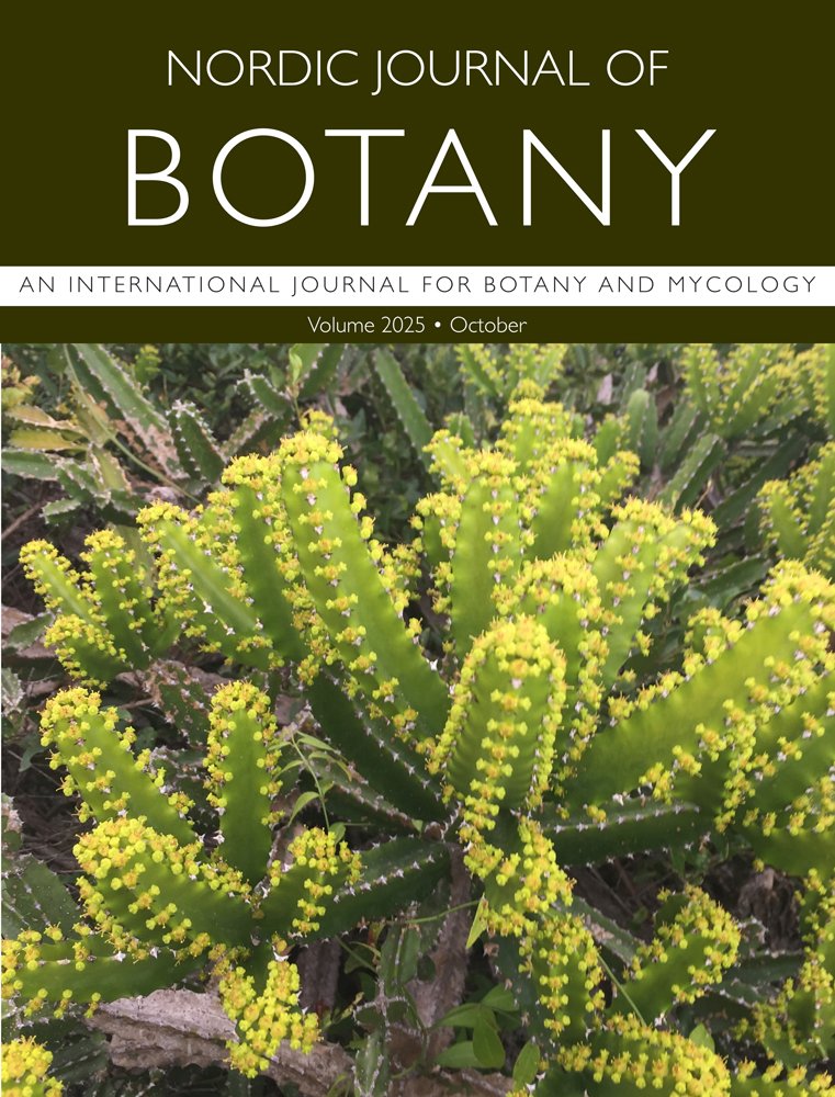 Cover | Euphorbia paraikalli sp. nov., a new succulent species from Peninsular India