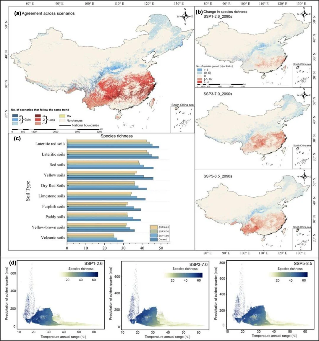 Over three-quarters of earthworm species lack protection in China, a crisis exacerbated by climate change https://vist.ly/42v33 #SDM #Earthworms #ConservationGap