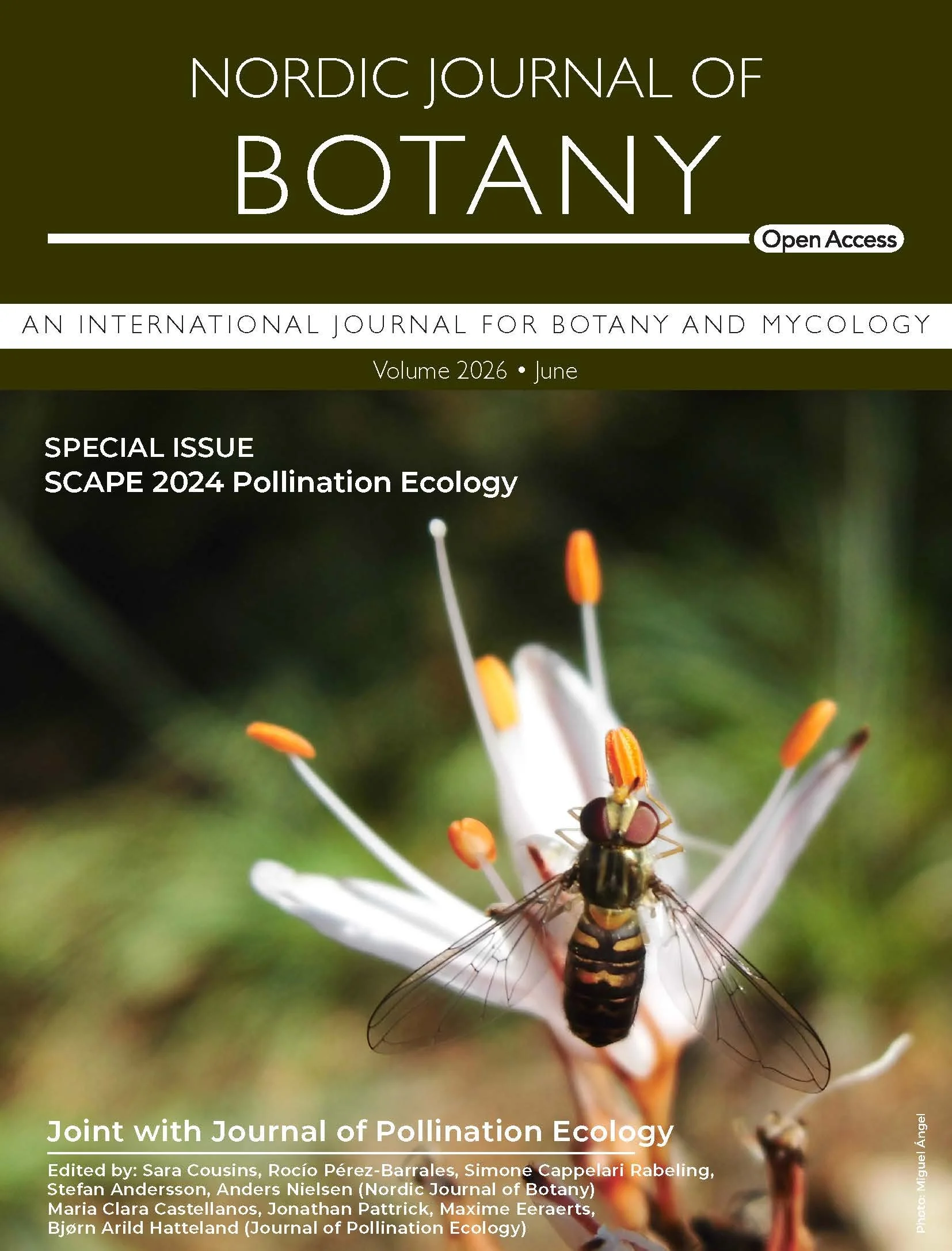 Cover | SCAPE 2024 Pollination Ecology