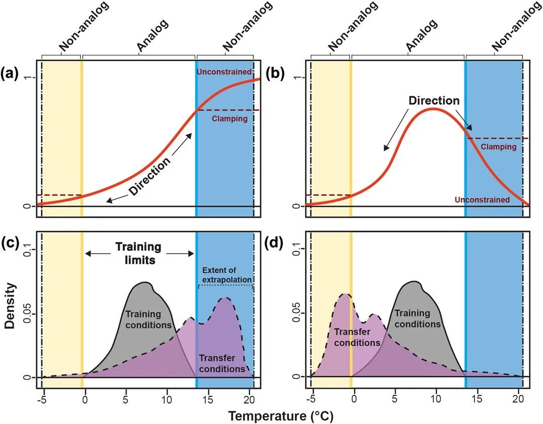 Extrapolation strategy matters when transferring ecological niche models: new visualization tools for informed decisions https://vist.ly/5f8xq #Clamping #MaxEnt #SDM