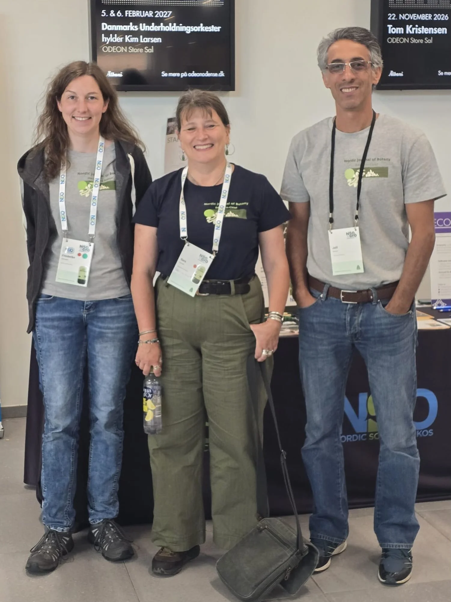 Managing editor Friederike, ecology EiC @saocousins and taxonomy EiC @noroozi.jalil are convening at the #nsogf&ouml;2026 to discuss your journal for plants and fungi!